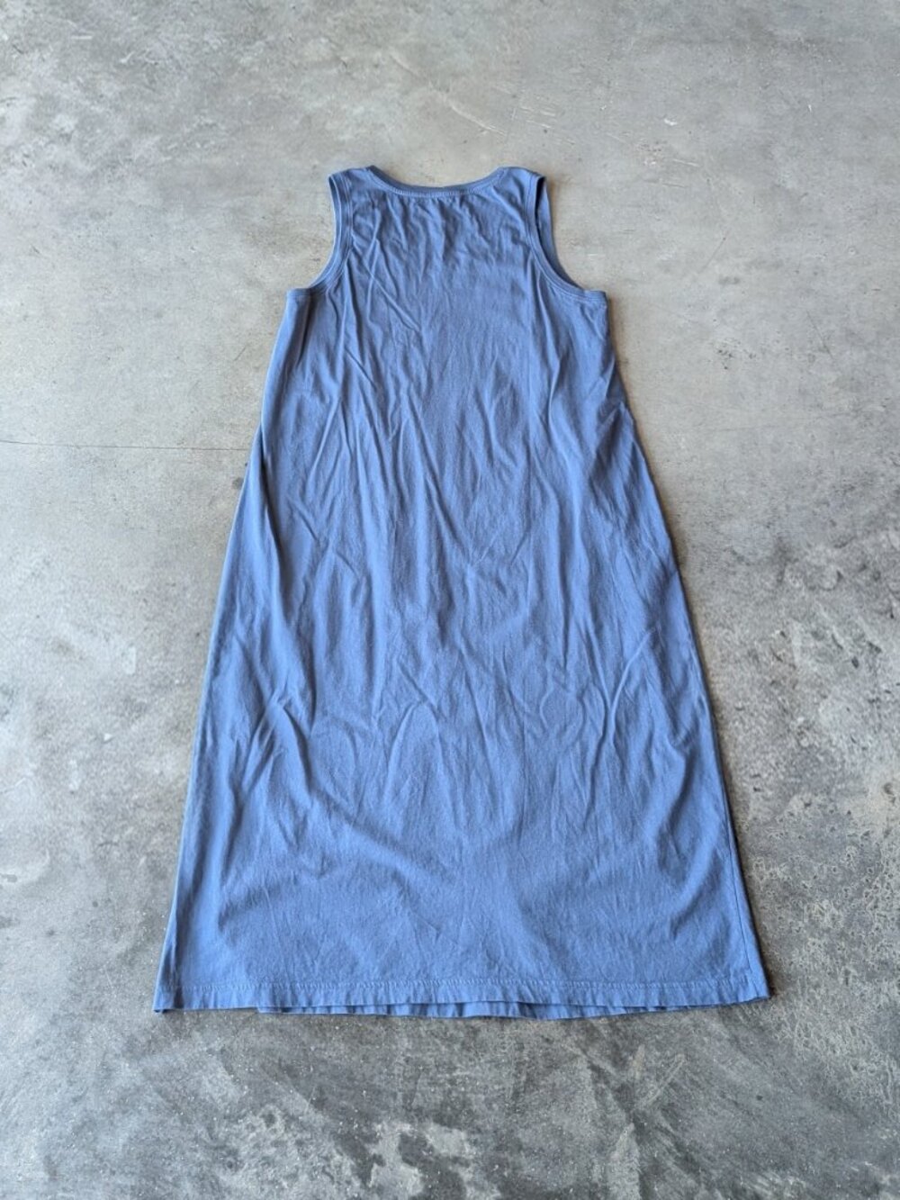 Pact Organic Softspun Tank Midi Dress in French Blue large - Picture 8 of 8